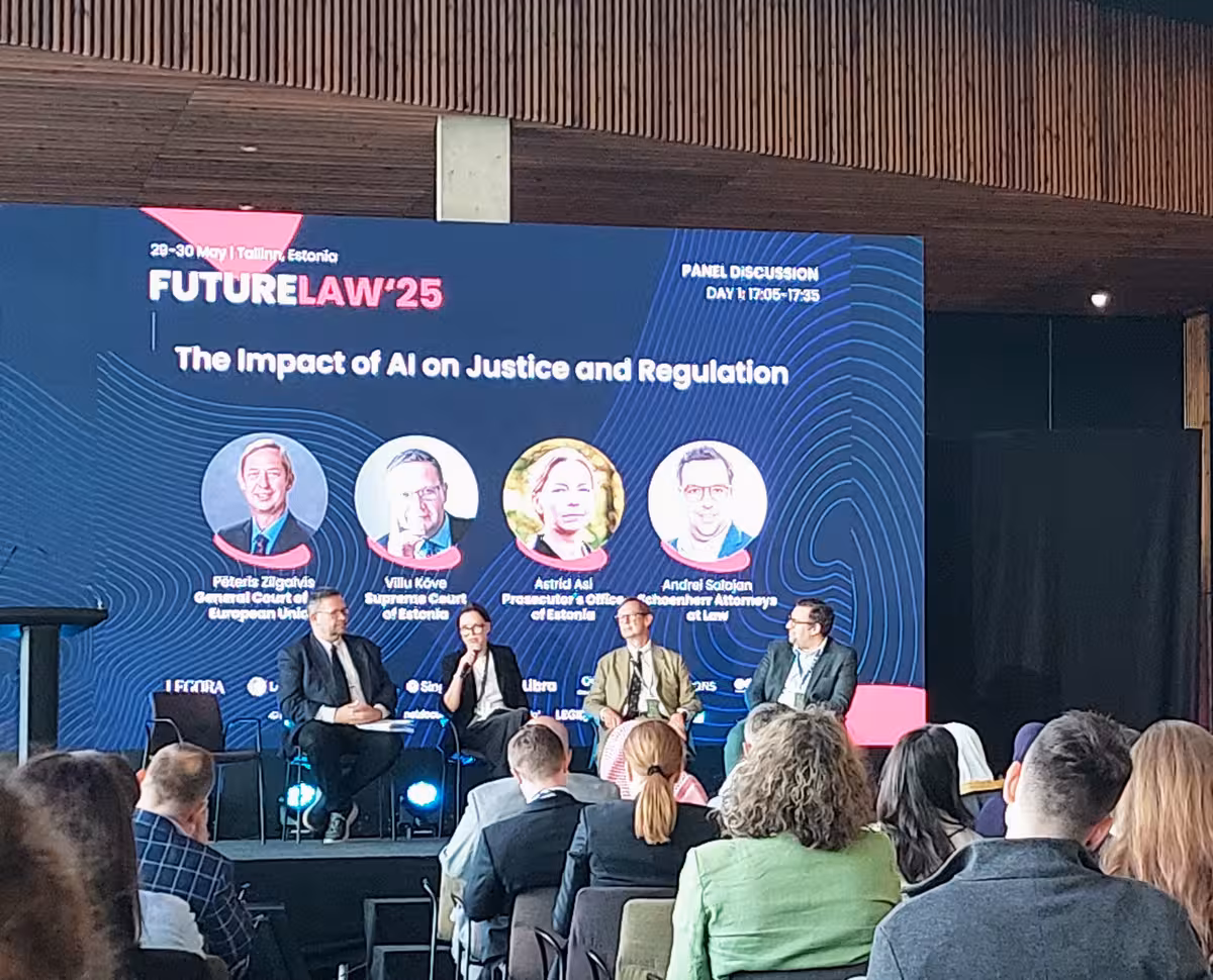 Impact of AI on Justice and Regulation panel