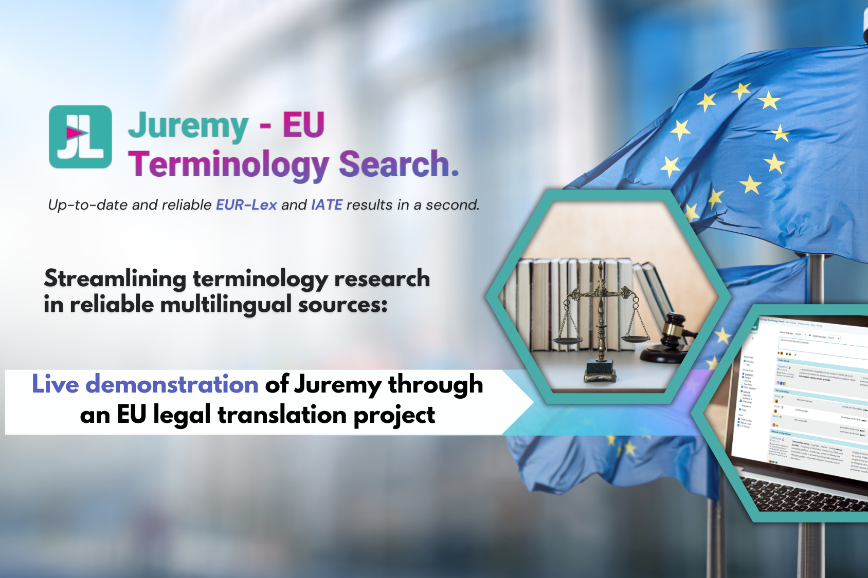 Juremy demo of a Court of Justice translation